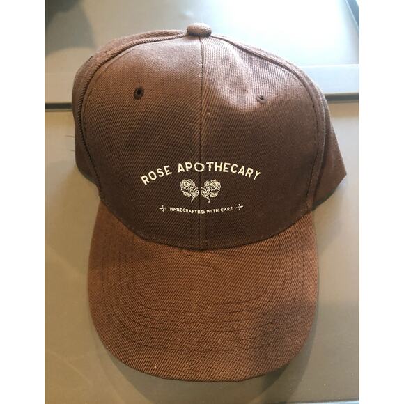 NWT NEW Rose Apothecary Brown Baseball Hat Schitts Creek Gift Christmas Present - Picture 2 of 3